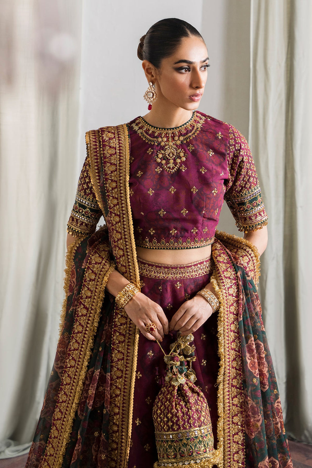 Baroque | EMBROIDERED CHIFFON | CH12-03