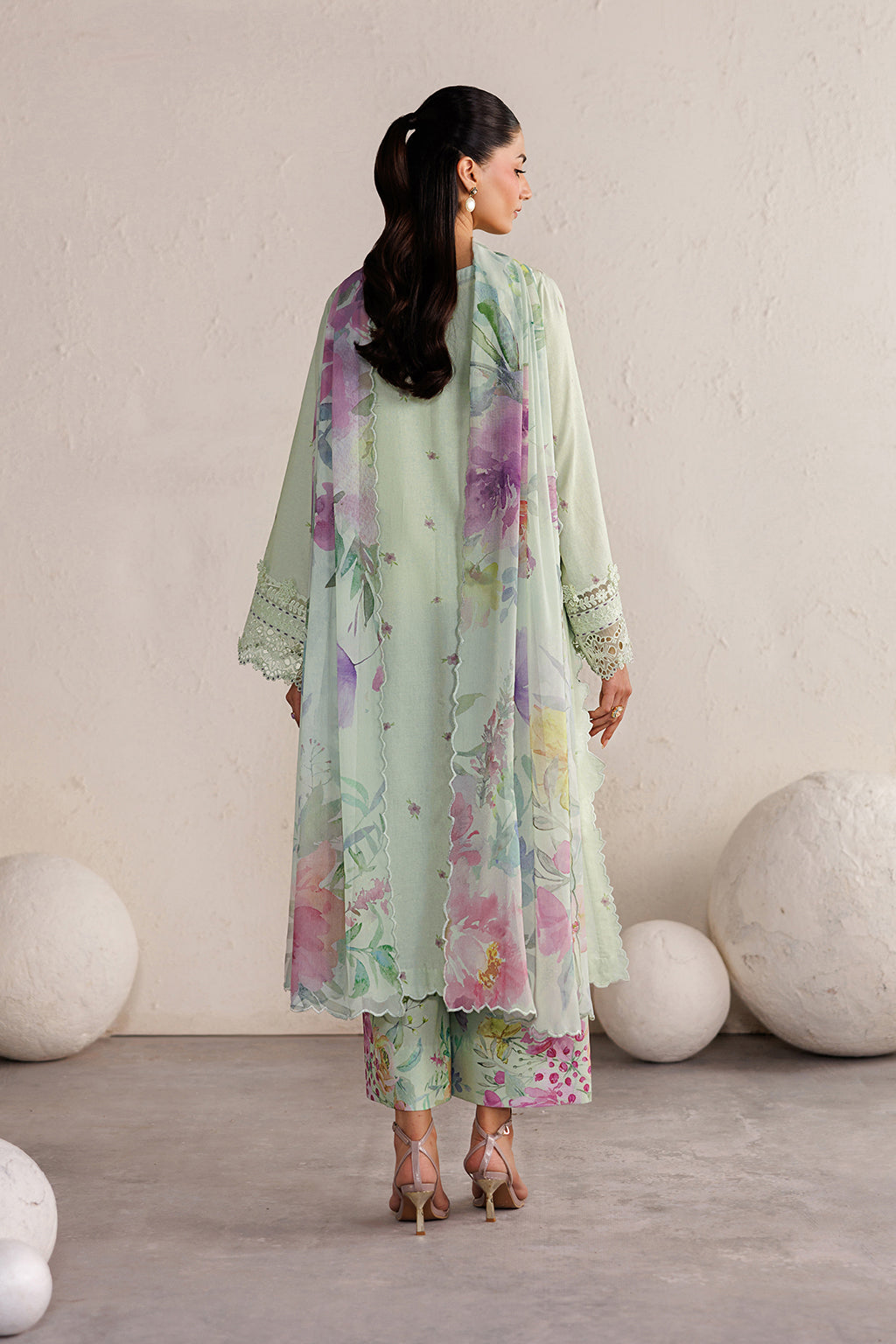 Iznik | Festive Embroidered Lawn | IBE-06