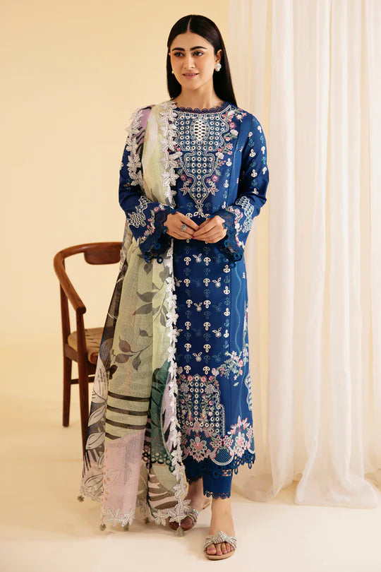 Qalamkar | Chikankari Lawn | ZEL