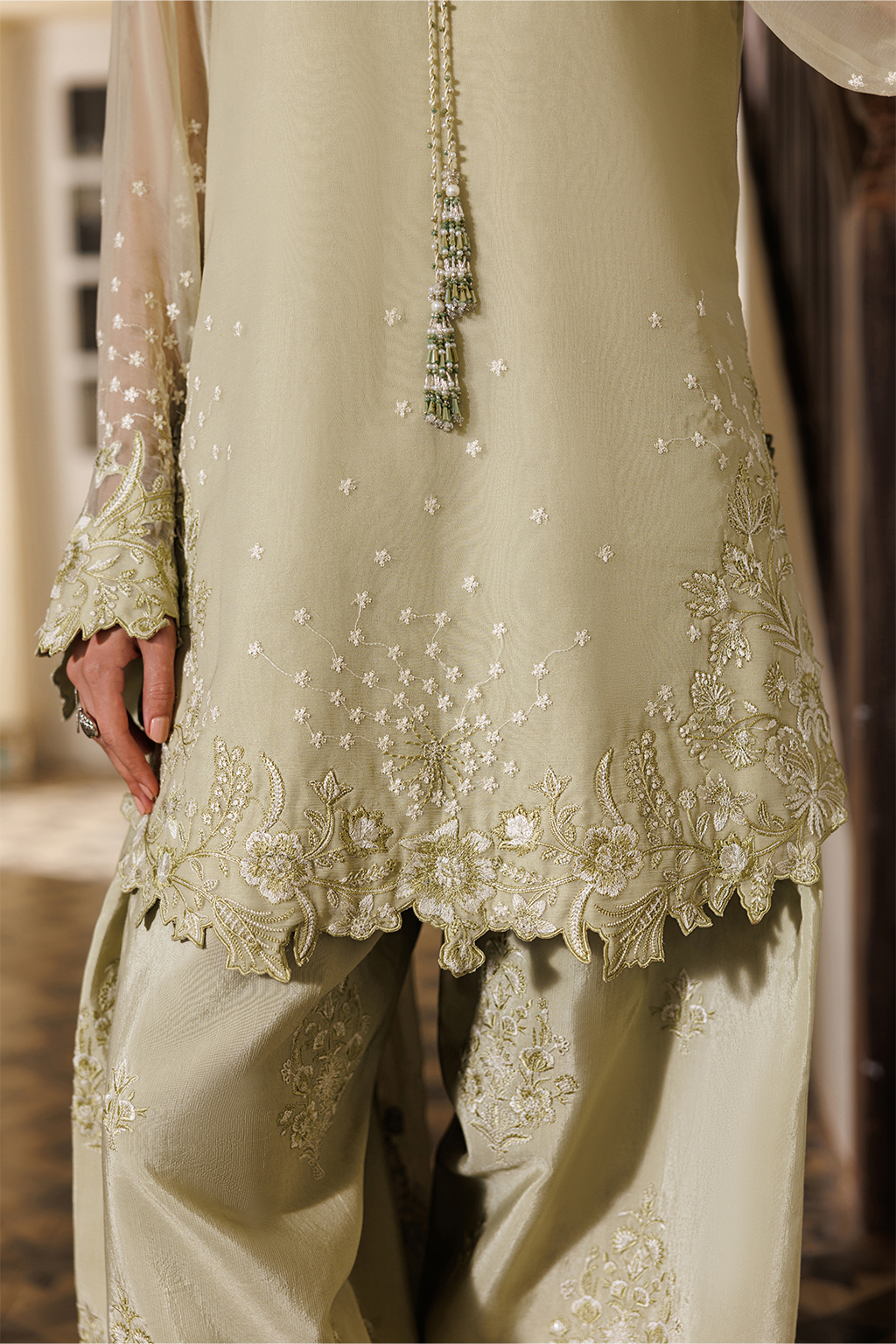 Iznik | Semi Formals -  Embroidered Chiffon | CC-101
