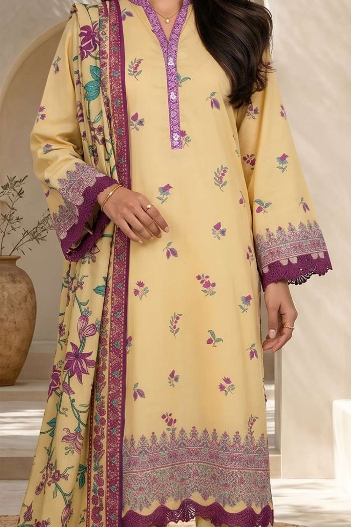Zellbury | 3 Pcs Printed Lawn | 025