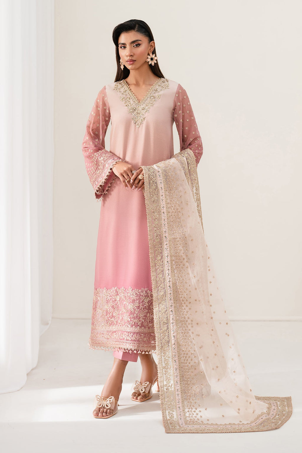 Baroque | EMBROIDERED CHIFFON | UF-4135
