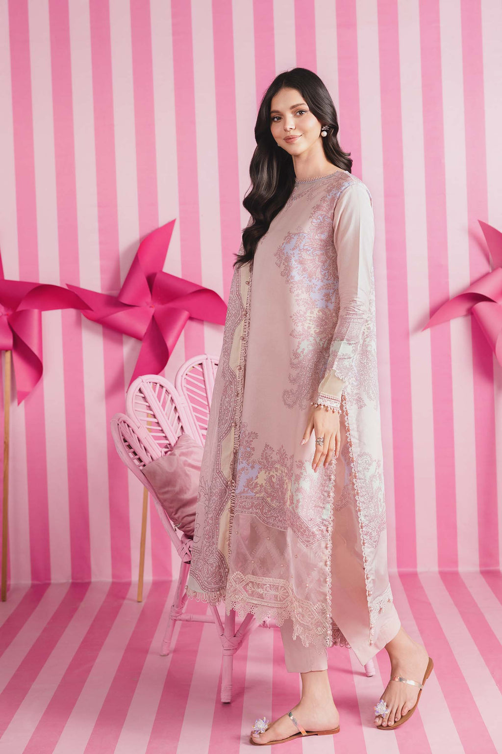MARIA B | 3 Pc Unstitched Embroidered Lawn Suit | MB-CUSV13-04B