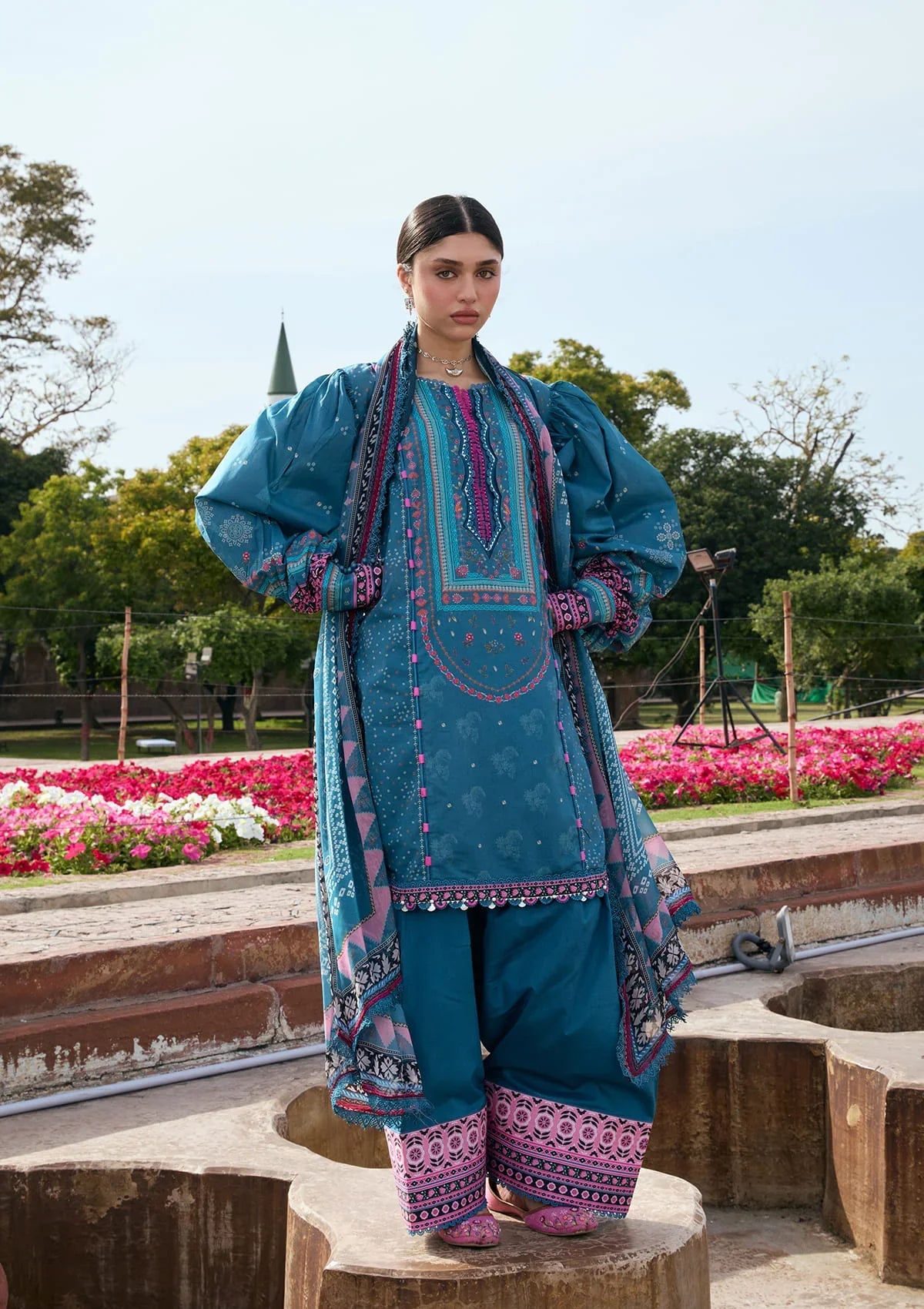 Kahf | Aangan Prints Chiffon '26 | Falak Ara