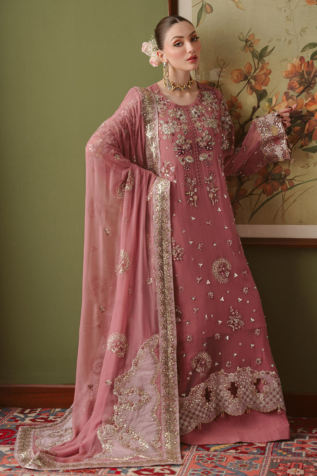 Nureh | Elaya Festive Chiffon | NEL-91A
