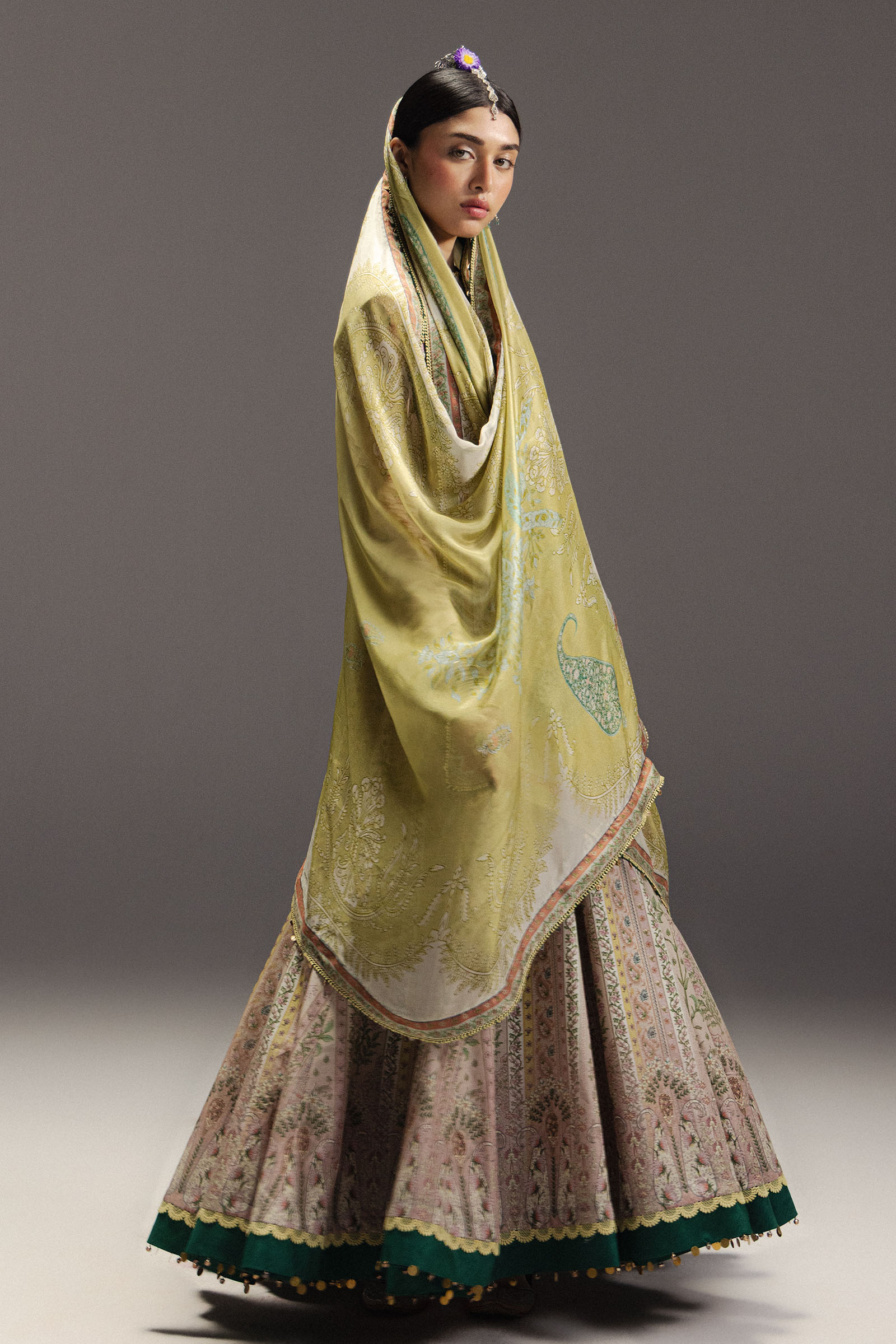 Zara Shahjahan | Anarkali Lawn 26 | Hoorain-D8