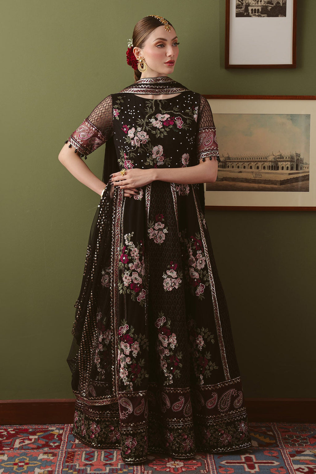 Nureh | Elaya Festive Chiffon | NEL-95A
