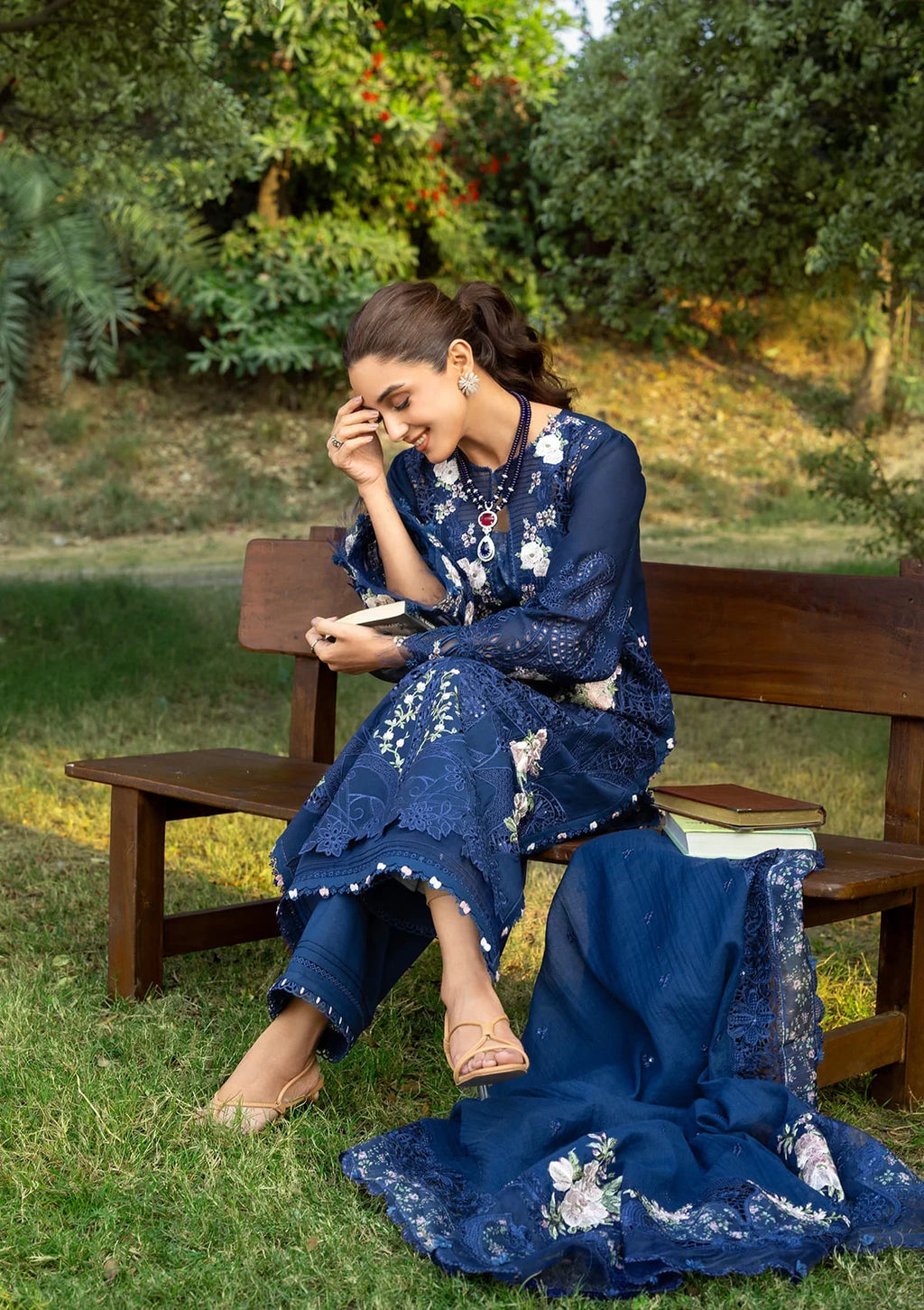 Elaf | Luxary Lawn | Blue Belle