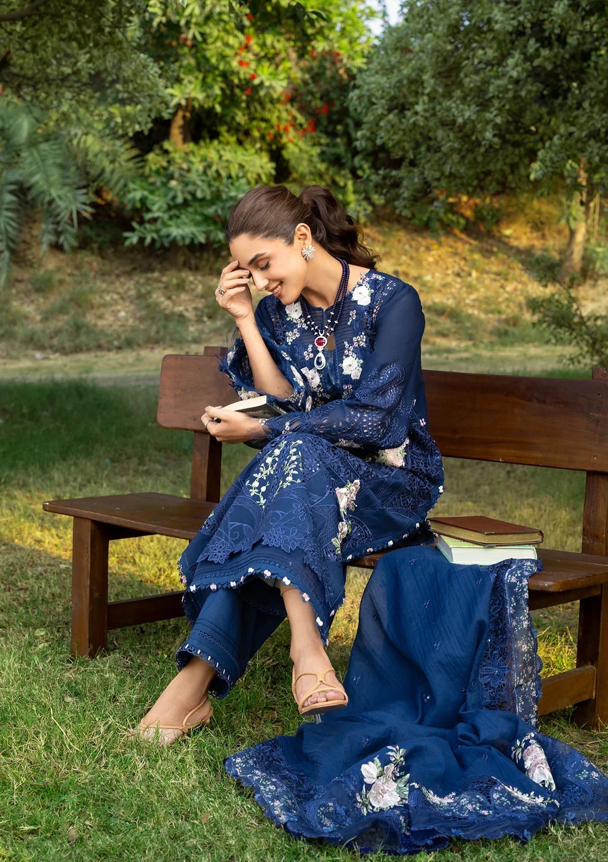 Elaf | Luxary Lawn | Blue Belle