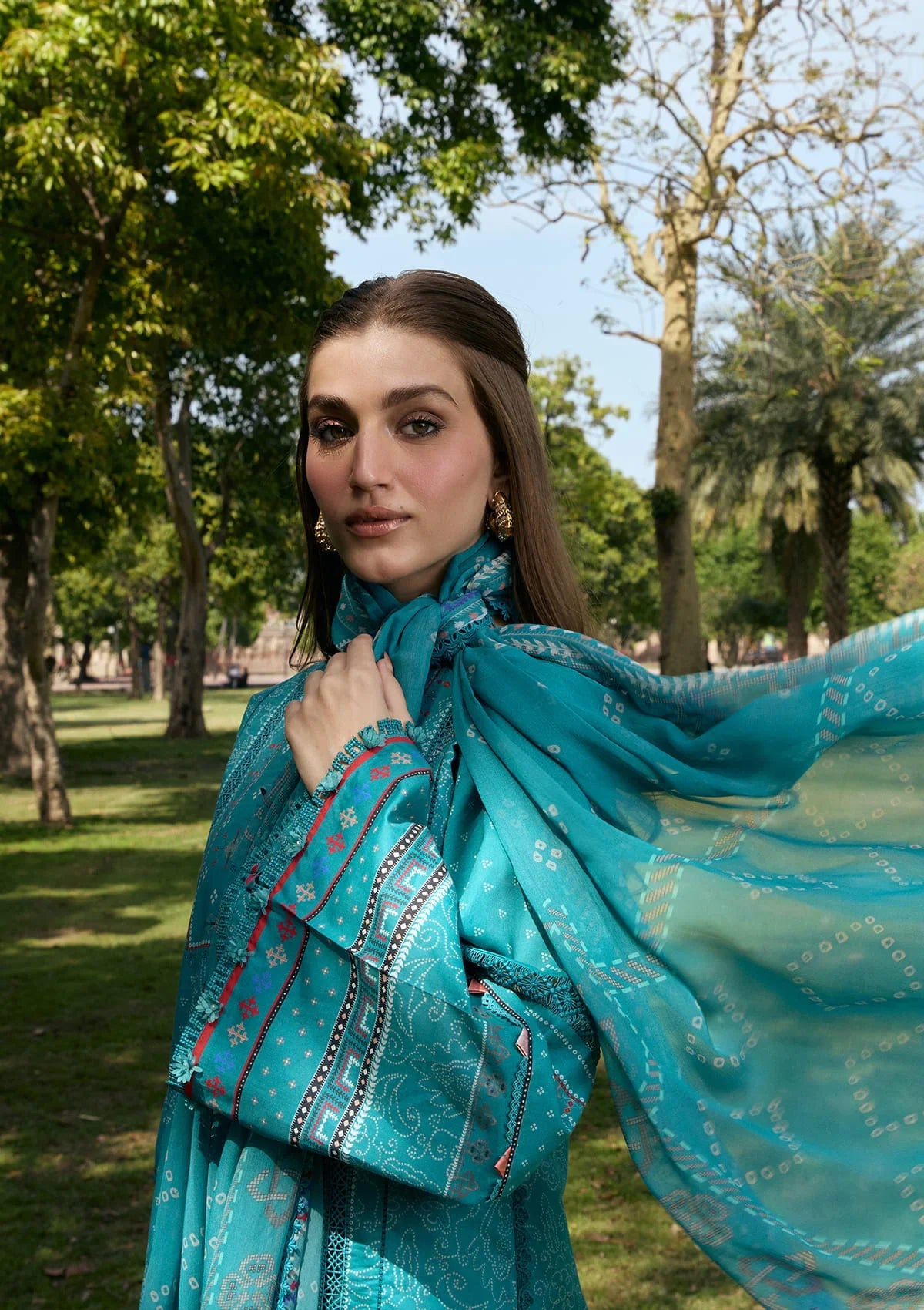 Kahf | Aangan Prints Chiffon '26 | Kehkashan