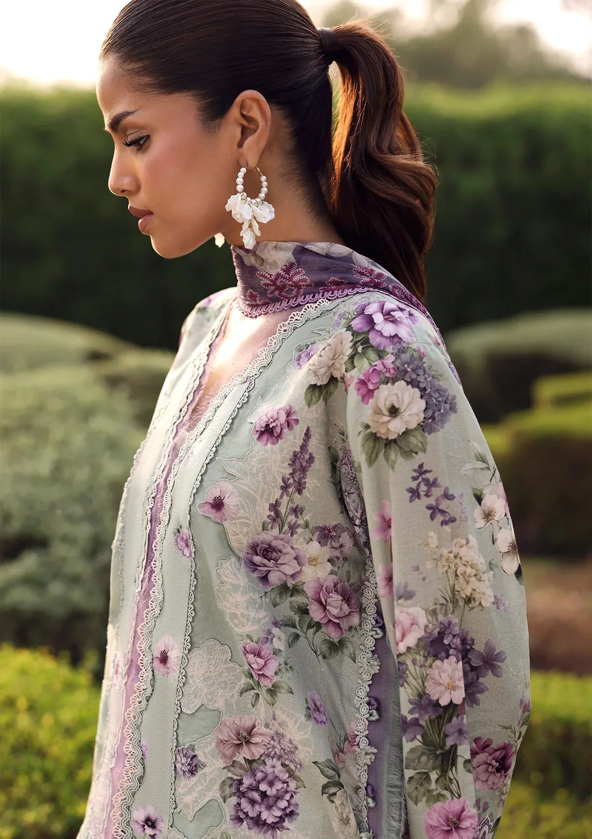 Elaf | Belladore - Prints Chiffon Lawn '26 | EPA-6A CASTELLA