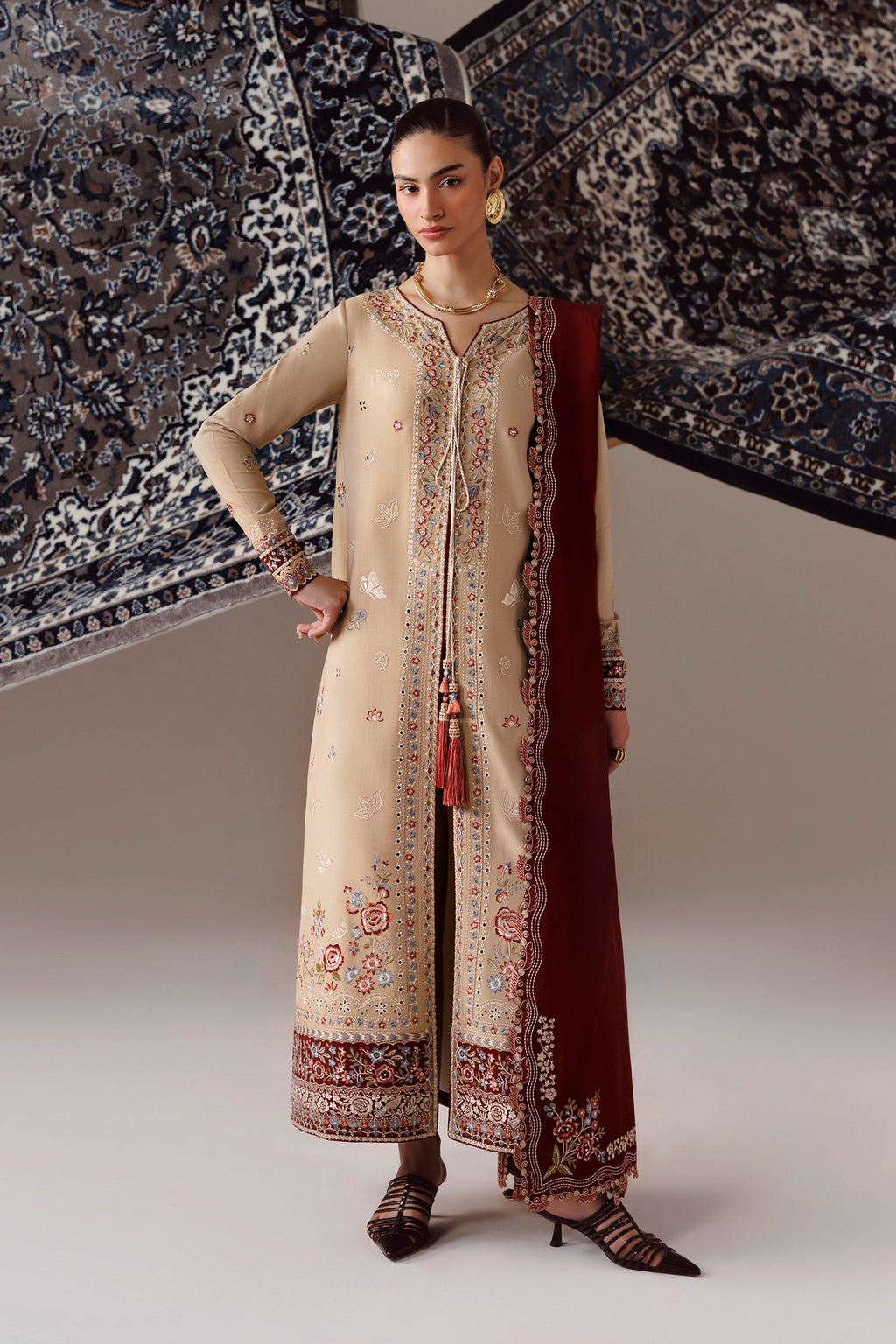 Qalamkar | Q Line Lilen Winter | QLW-16 HAMNA