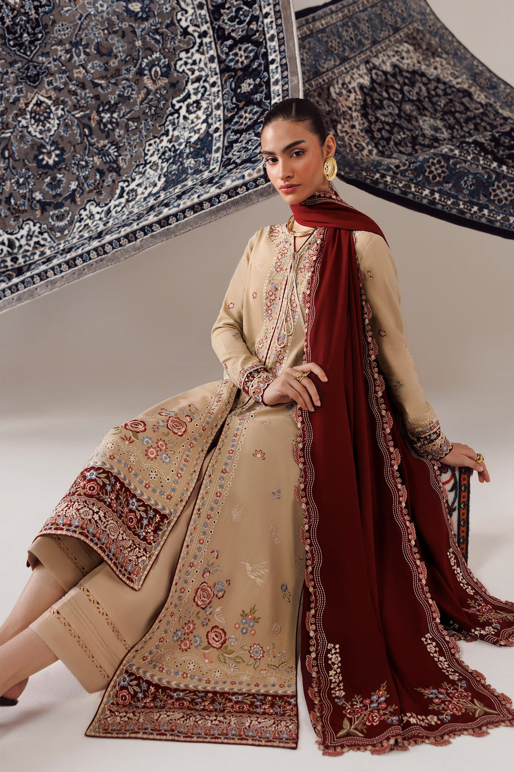Qalamkar | Q Line Lilen Winter | QLW-16 HAMNA