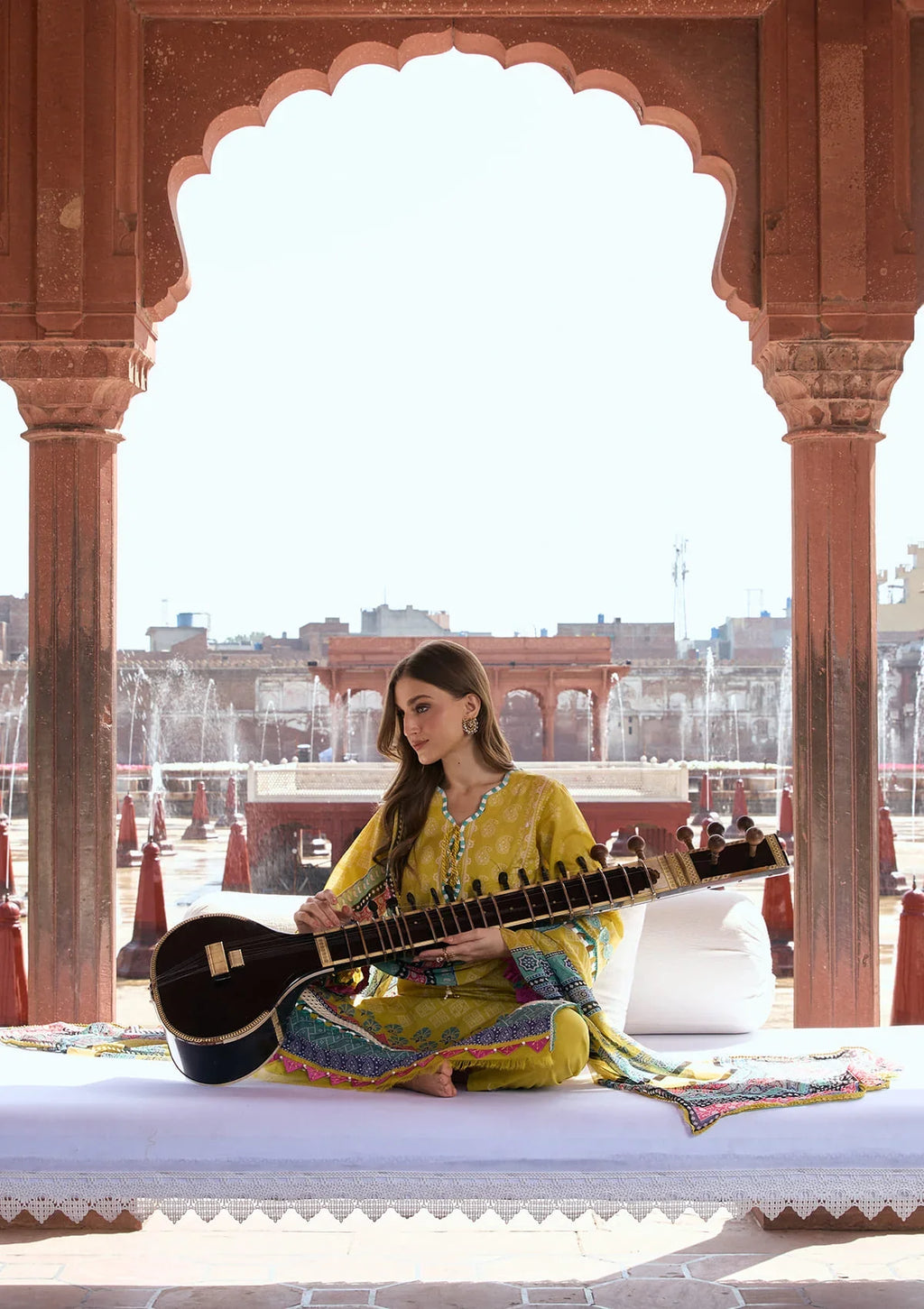 Kahf | Aangan Prints Chiffon '26 | Zarafshan