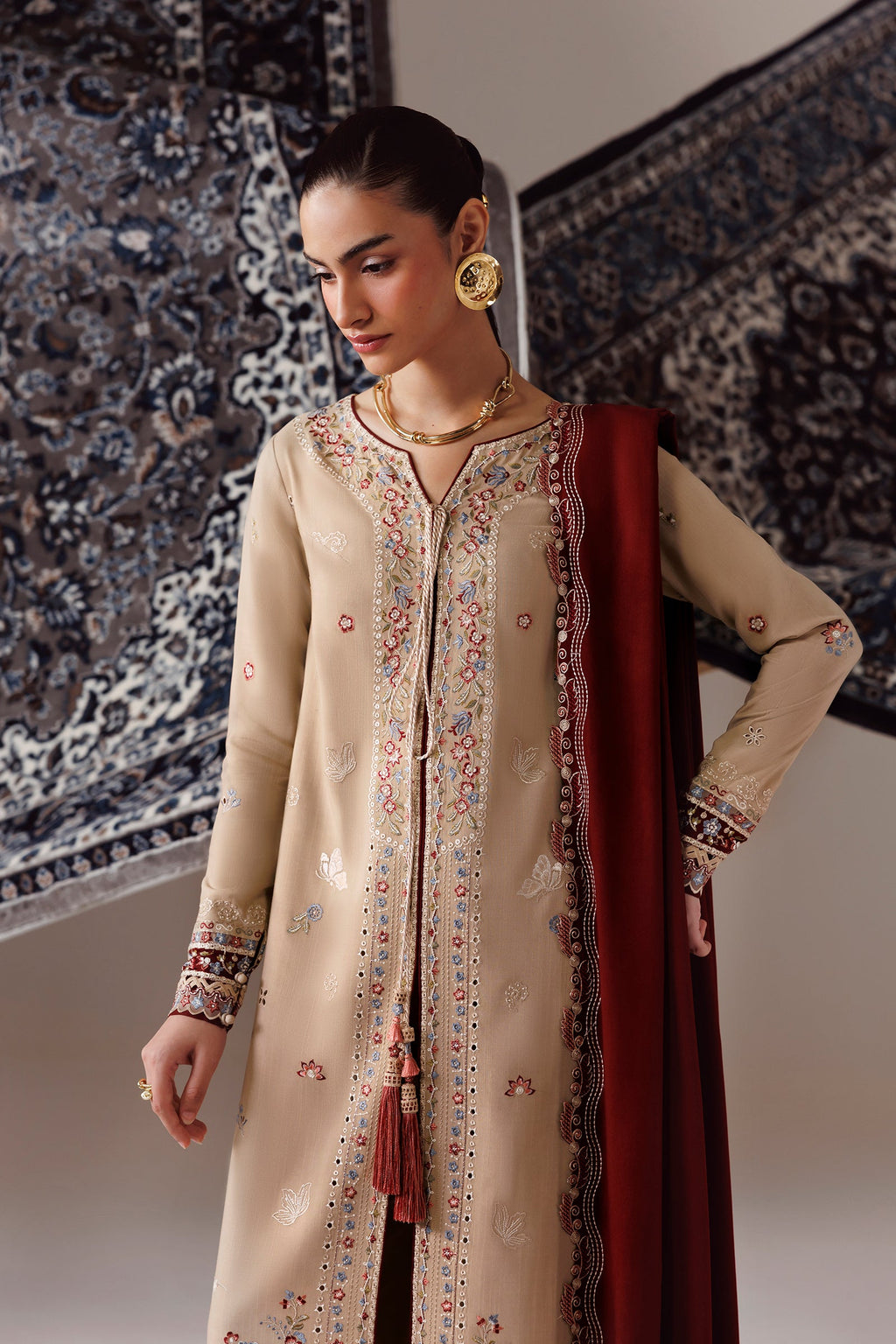 Qalamkar | Q Line Lilen Winter | QLW-16 HAMNA