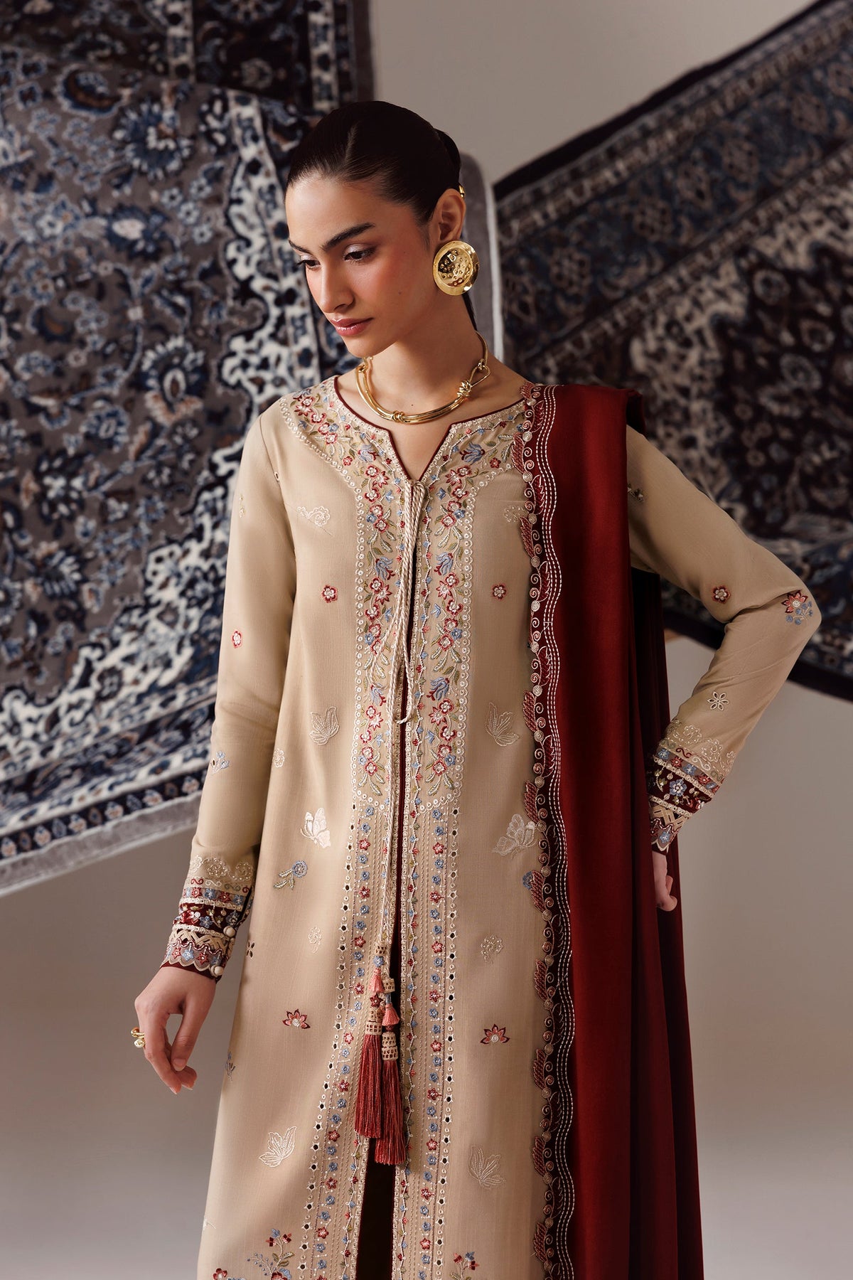 Qalamkar | Q Line Lilen Winter | QLW-16 HAMNA