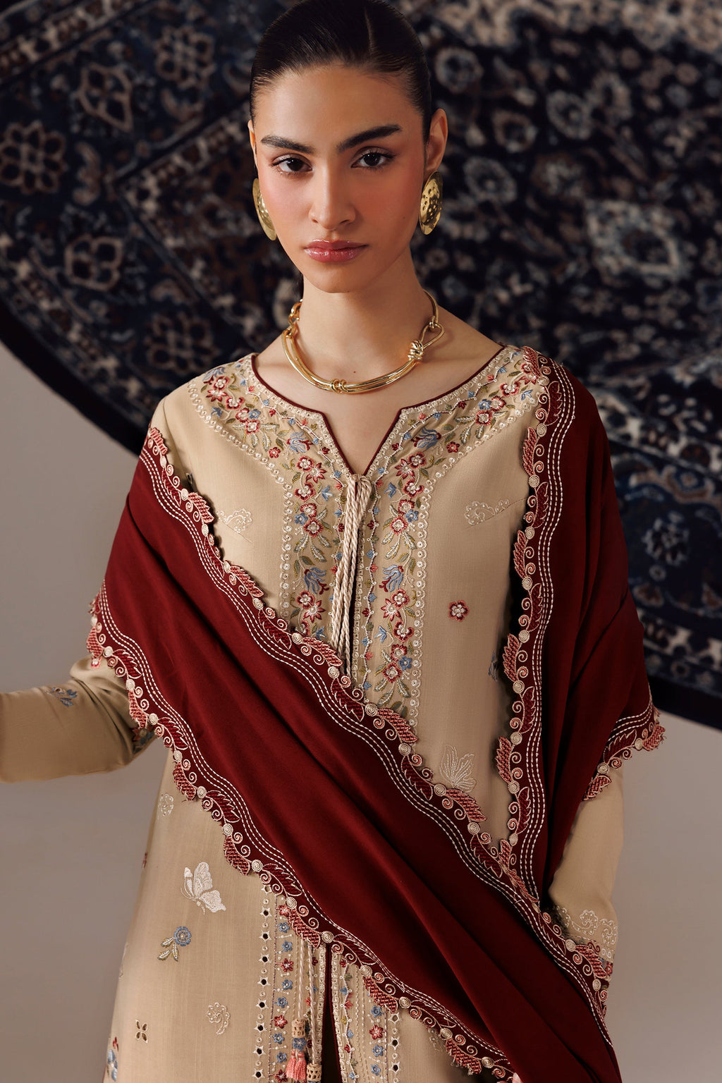 Qalamkar | Q Line Lilen Winter | QLW-16 HAMNA