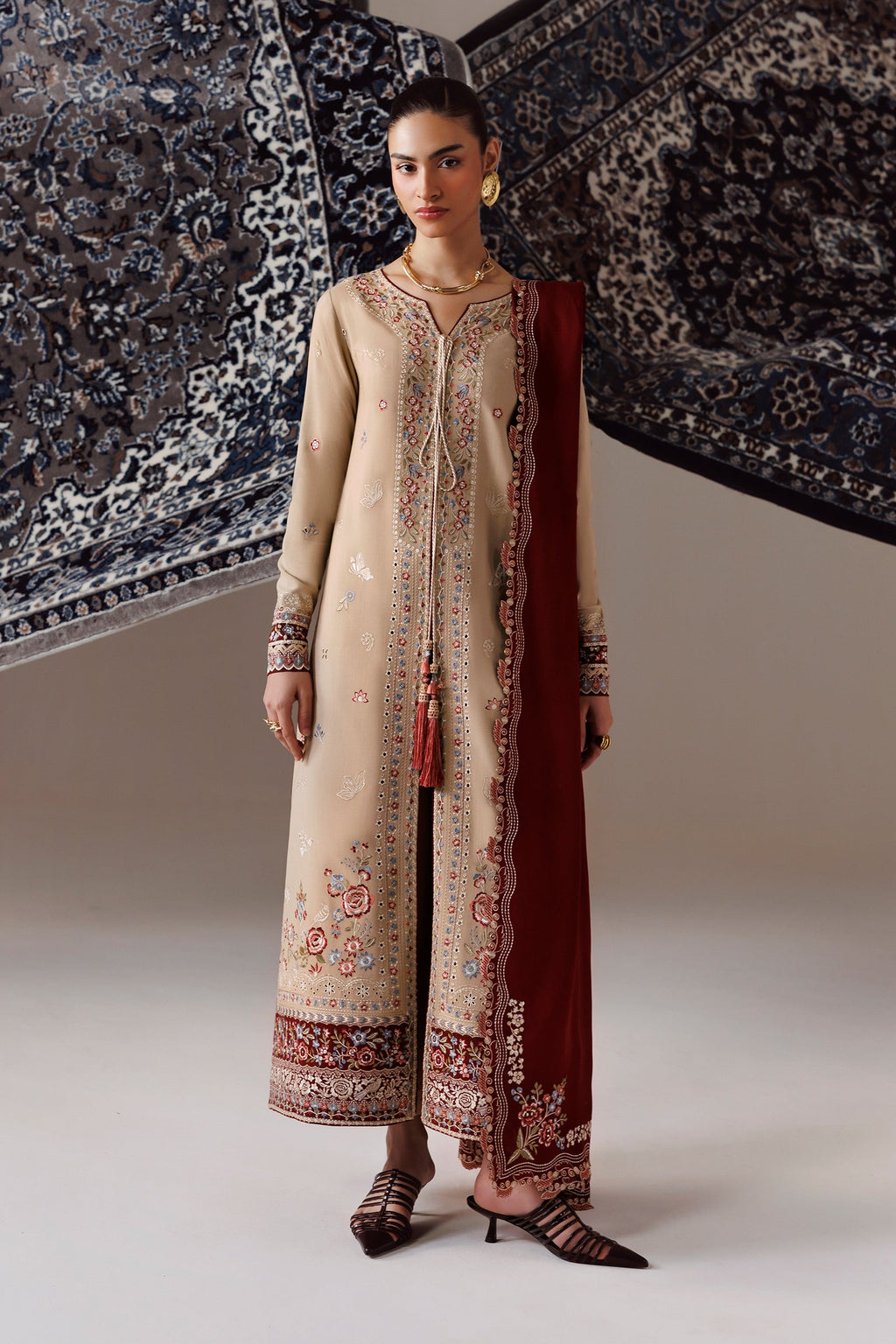 Qalamkar | Q Line Lilen Winter | QLW-16 HAMNA