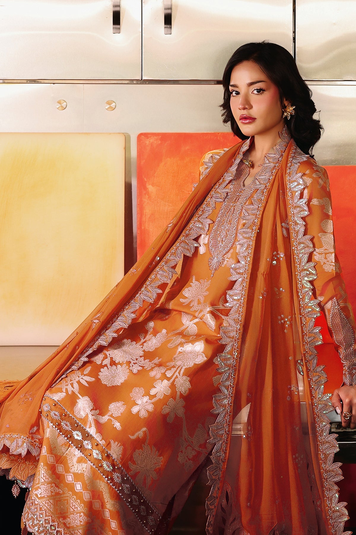 Nureh | Maya Embroidered Jacquared | NJ-109
