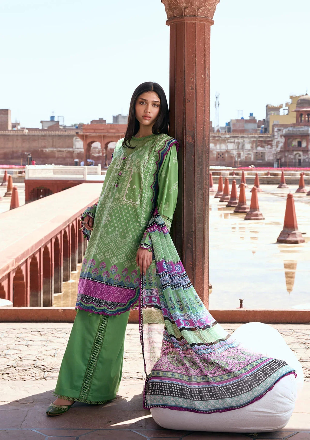 Kahf | Aangan Prints Chiffon '26 | Rumi