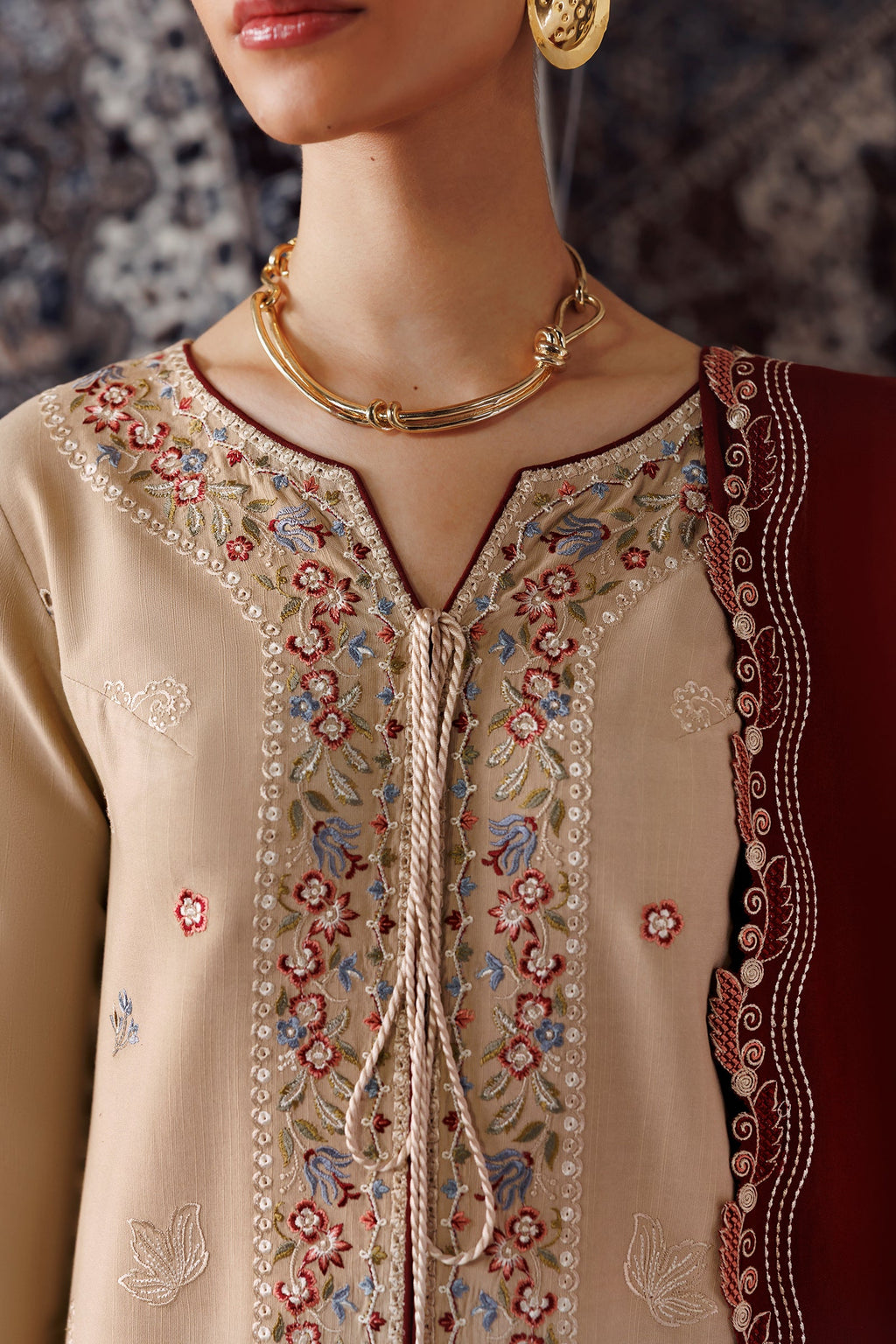 Qalamkar | Q Line Lilen Winter | QLW-16 HAMNA