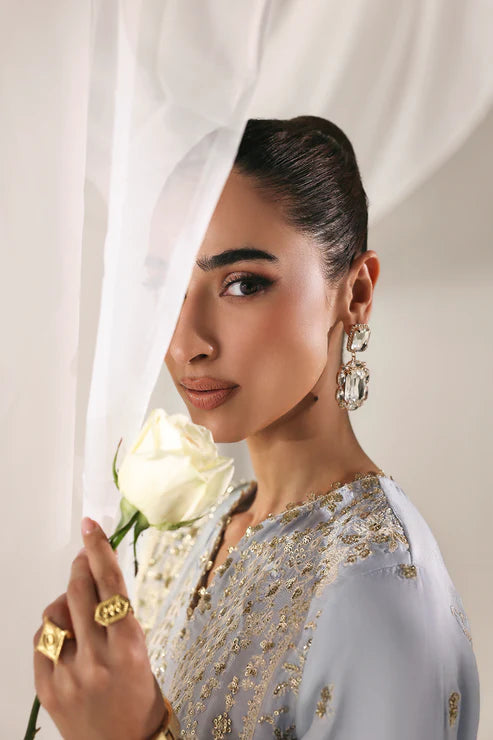 Emaan Adeel | Serein luxe silk | OPULENT OASIS