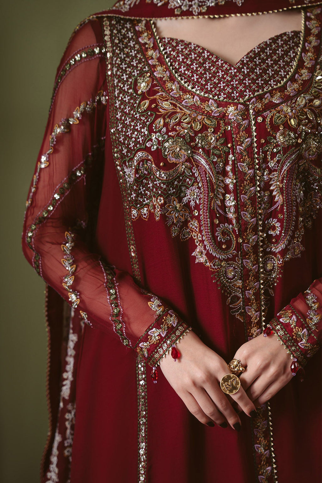 Nureh | Elaya Festive Chiffon | NEL-92A