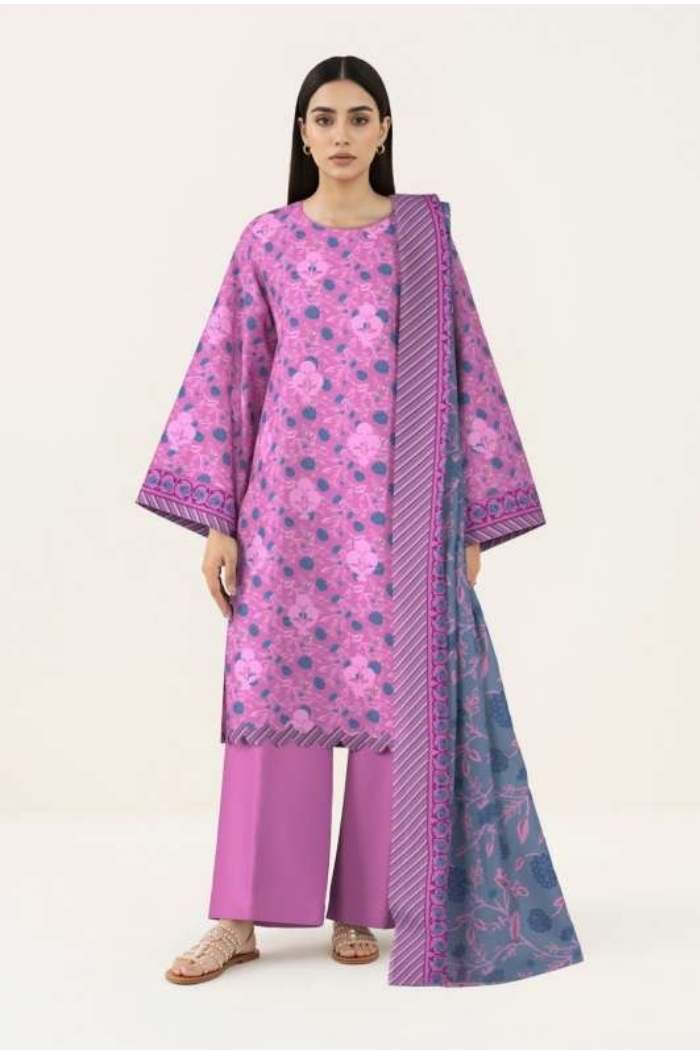 Sapphire | 3 Pc Printed Lawn Suit | 3PB-WS26CL4-31
