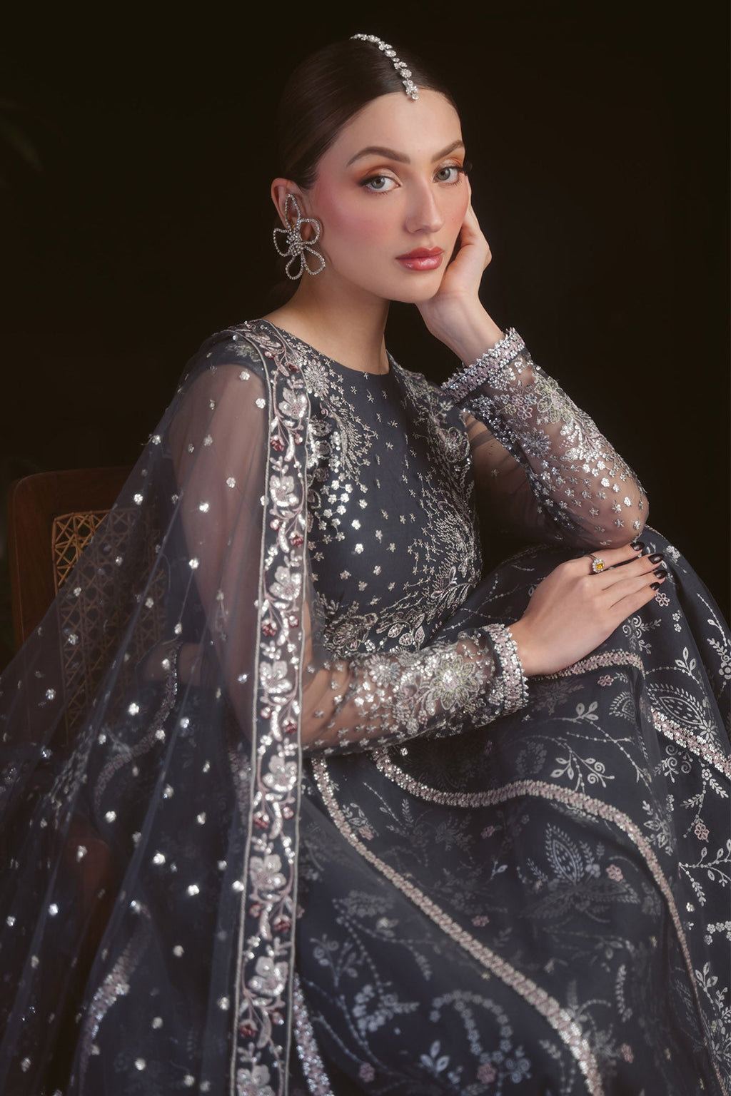 Nureh | Elaya Festive Chiffon | NEL-90A