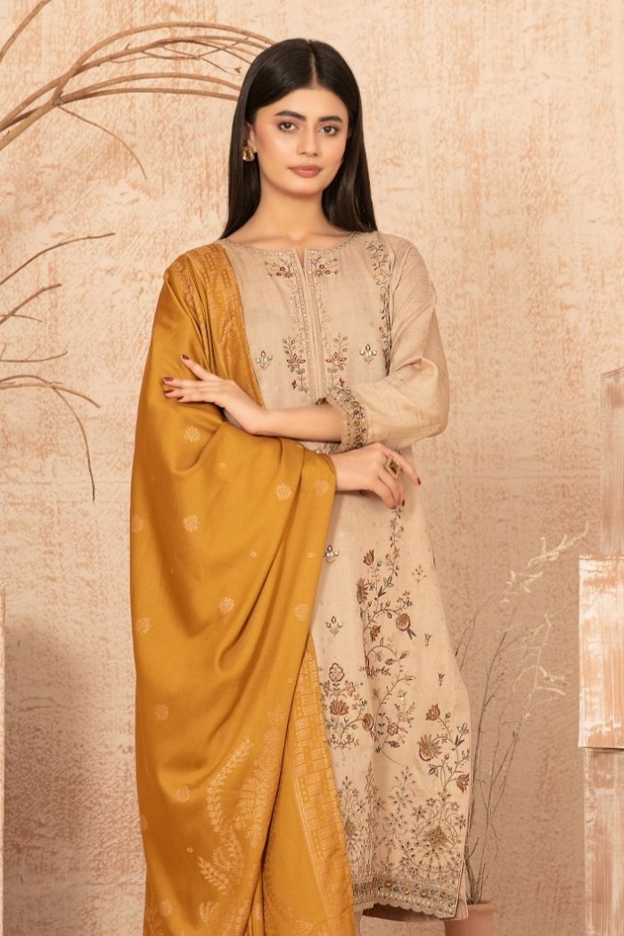 Tawakaal | Suha 3Pcs Embroidered Viscose Jacquard | D-4957