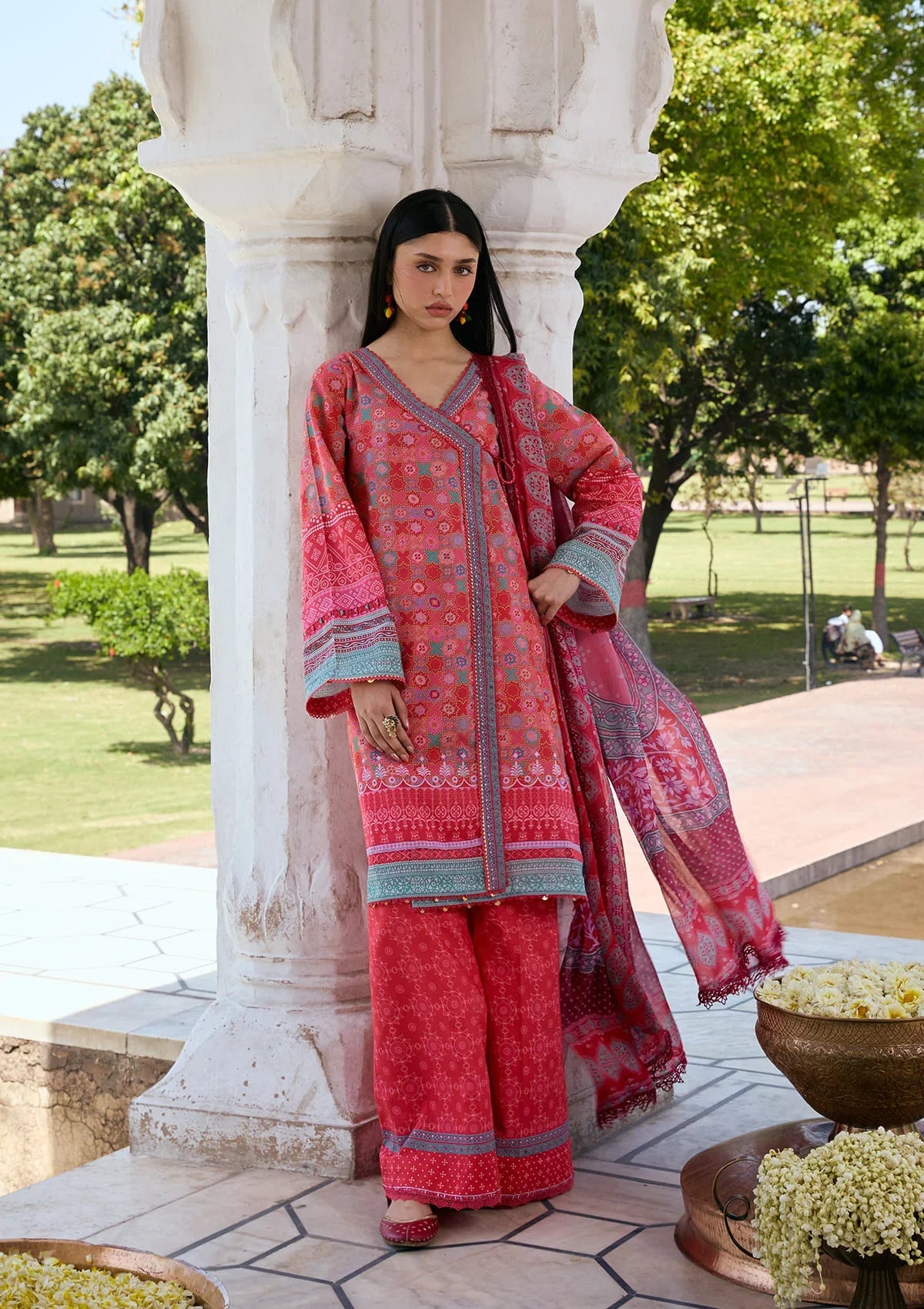 Kahf | Aangan Prints Chiffon '26 | Tabeer