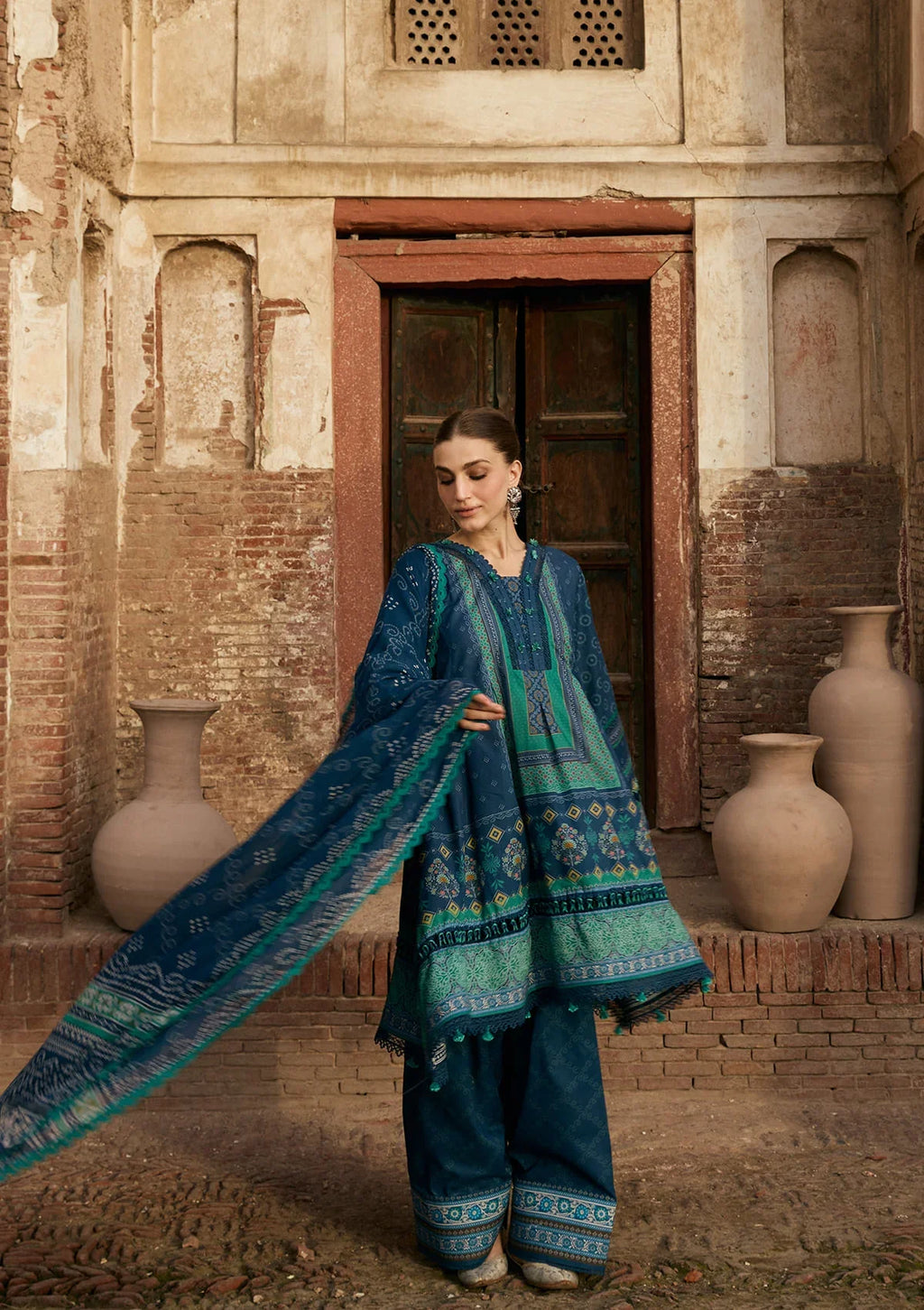 Kahf | Aangan Prints Chiffon '26 | Sumbul