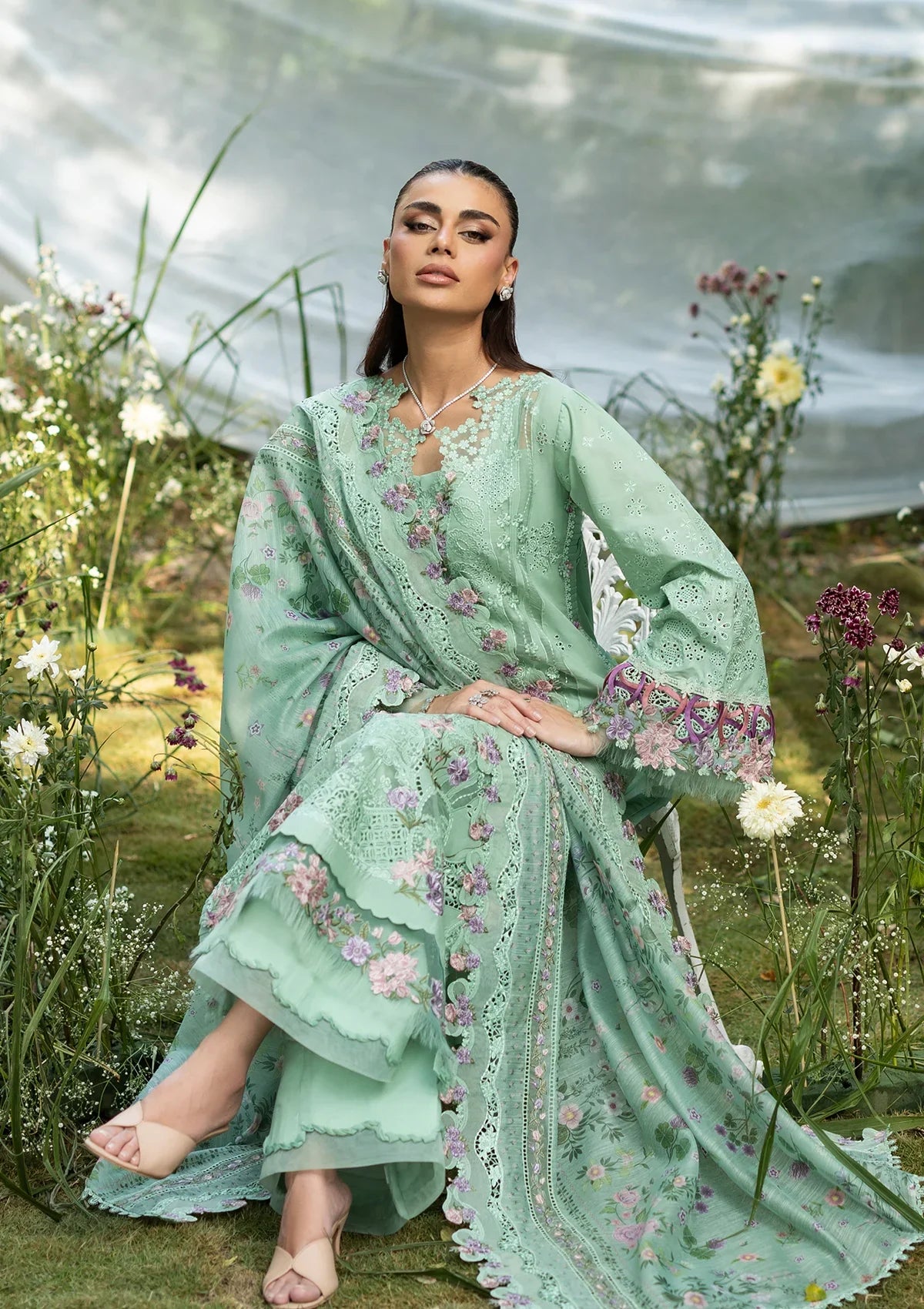 Elaf | Luxury Lawn Vol 2 '26 | Daisy Chain