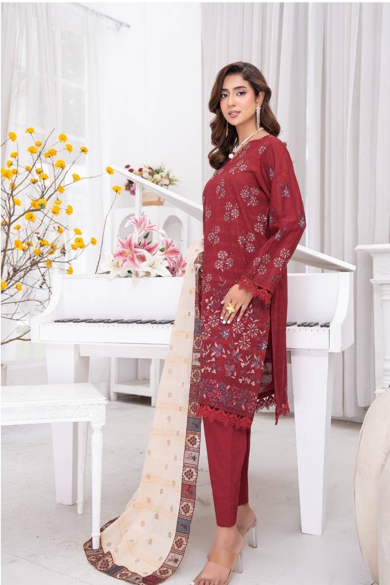 Riaz Arts | Zeenat Luxury Lawn - 3 Pc | RA - Z - 04
