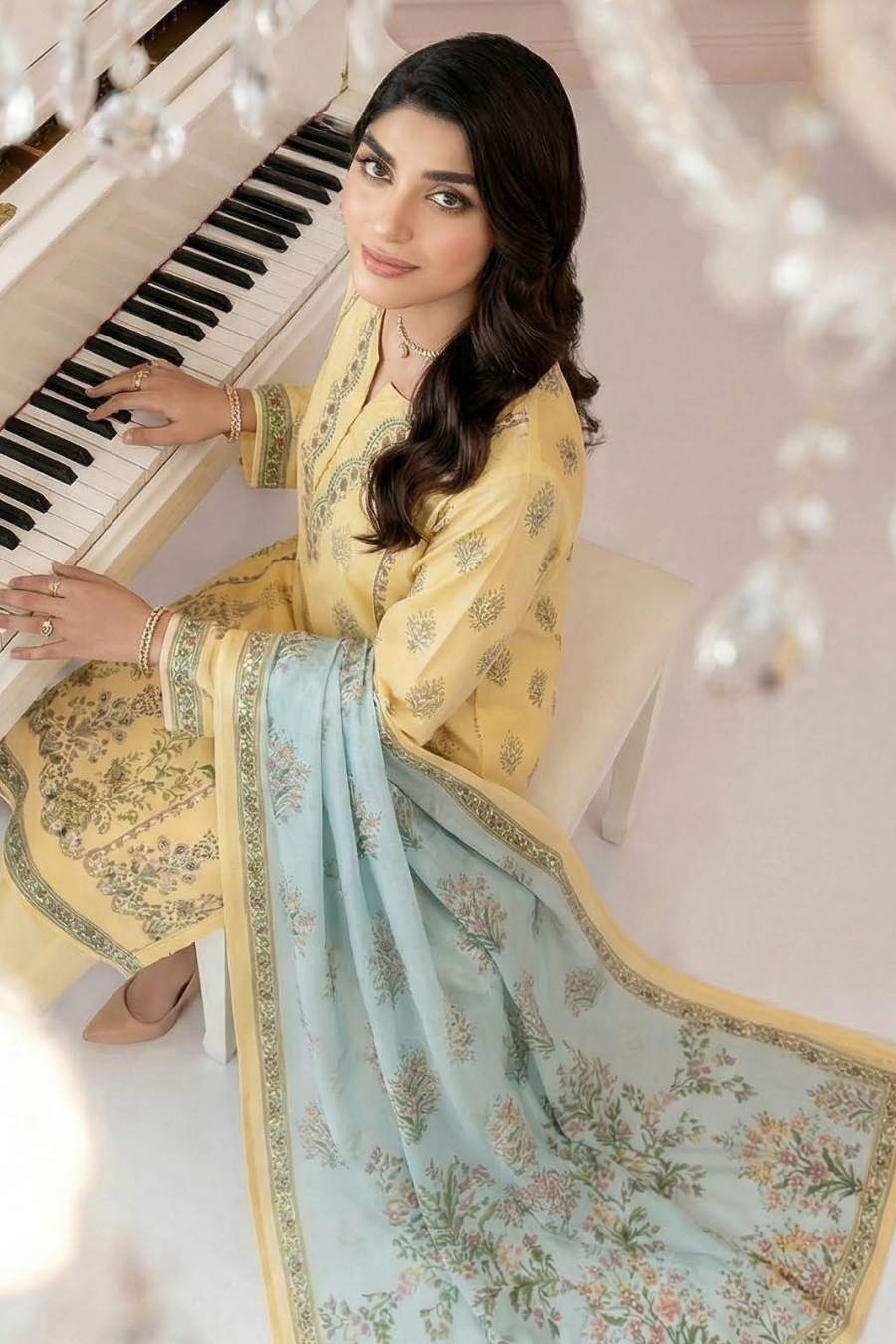 Mashaim Prints | Digital Printed Lawn Vol - 01 | MPD - 04
