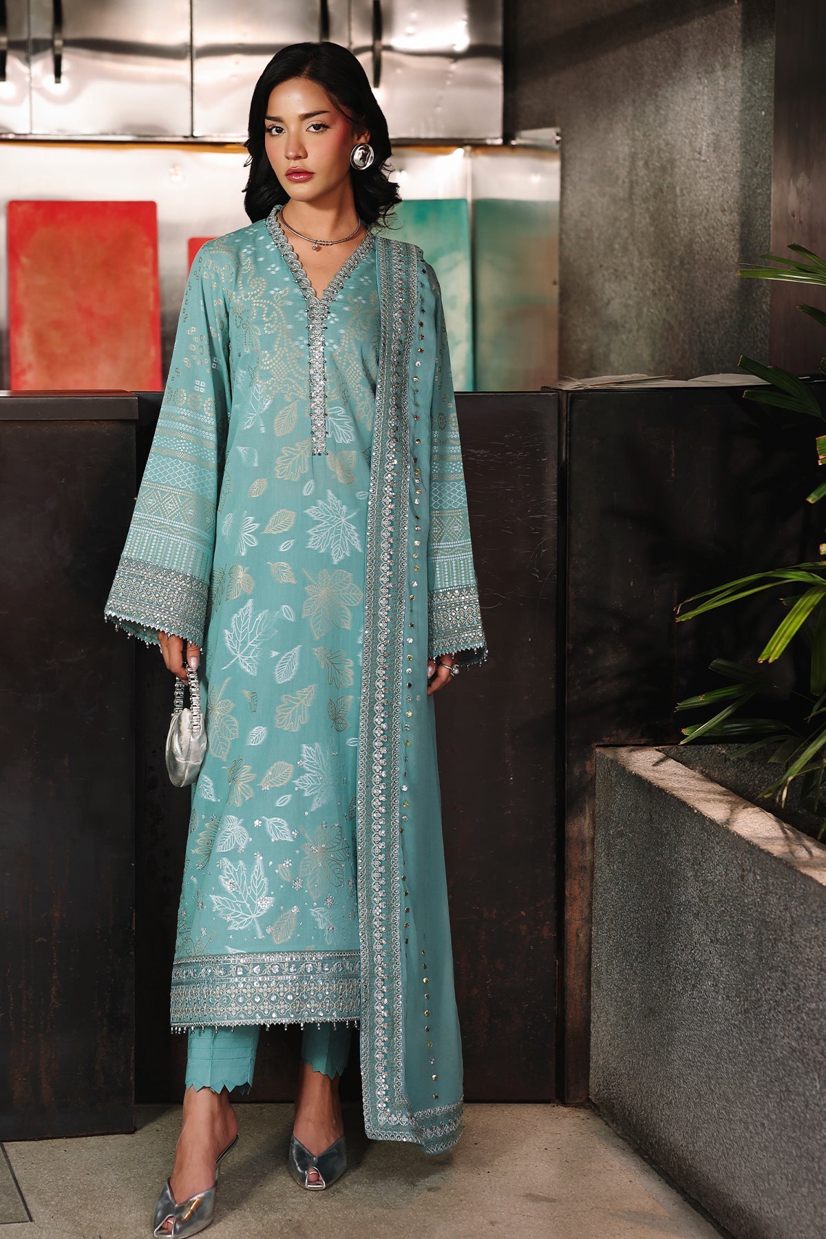 Nureh | Maya Embroidered Jacquared | NJ-108
