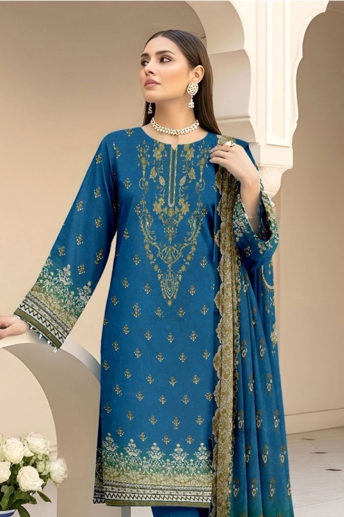 Fatima Maryam | 3 Pcs Printed Lawn | FM-34