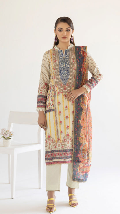 GulAhmed | Printed Lawn | GA-04