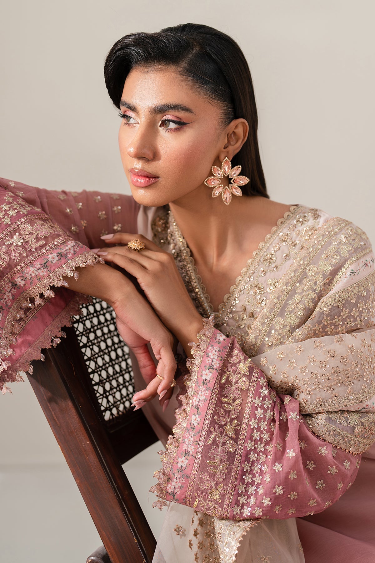 Baroque | EMBROIDERED CHIFFON | UF-4135