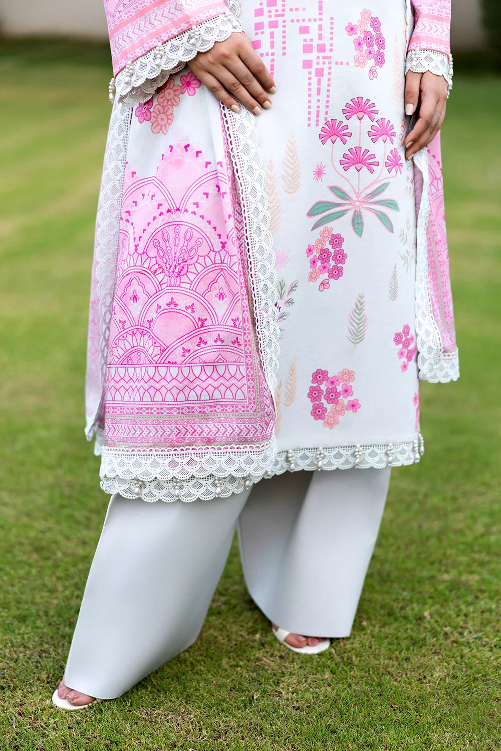 Naqsh | The Breeze Edit Lawn | Pearl Whisper