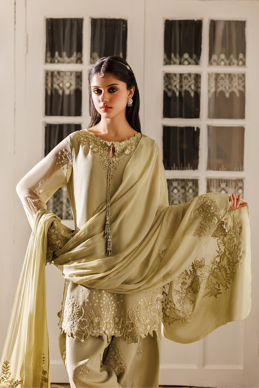 Iznik | Semi Formals -  Embroidered Chiffon | CC-101