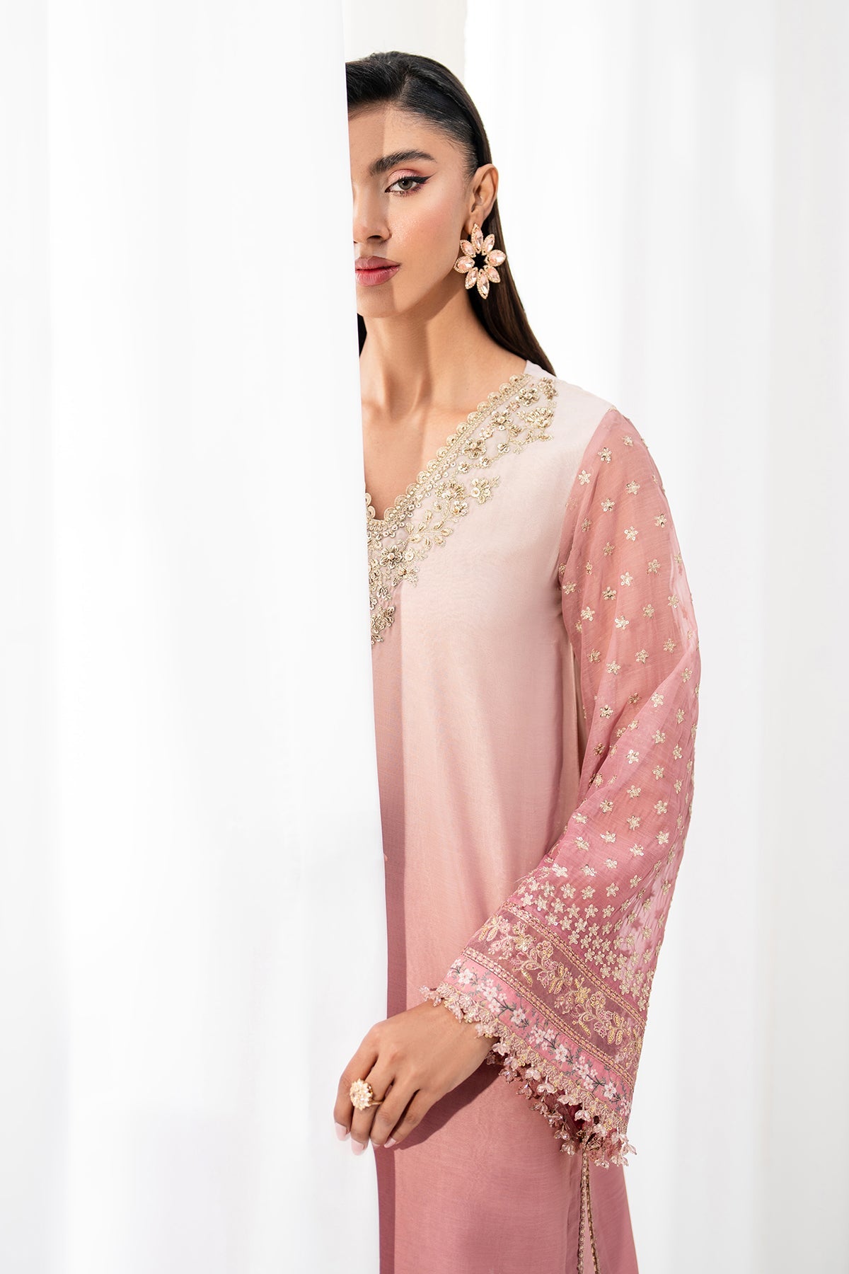 Baroque | EMBROIDERED CHIFFON | UF-4135