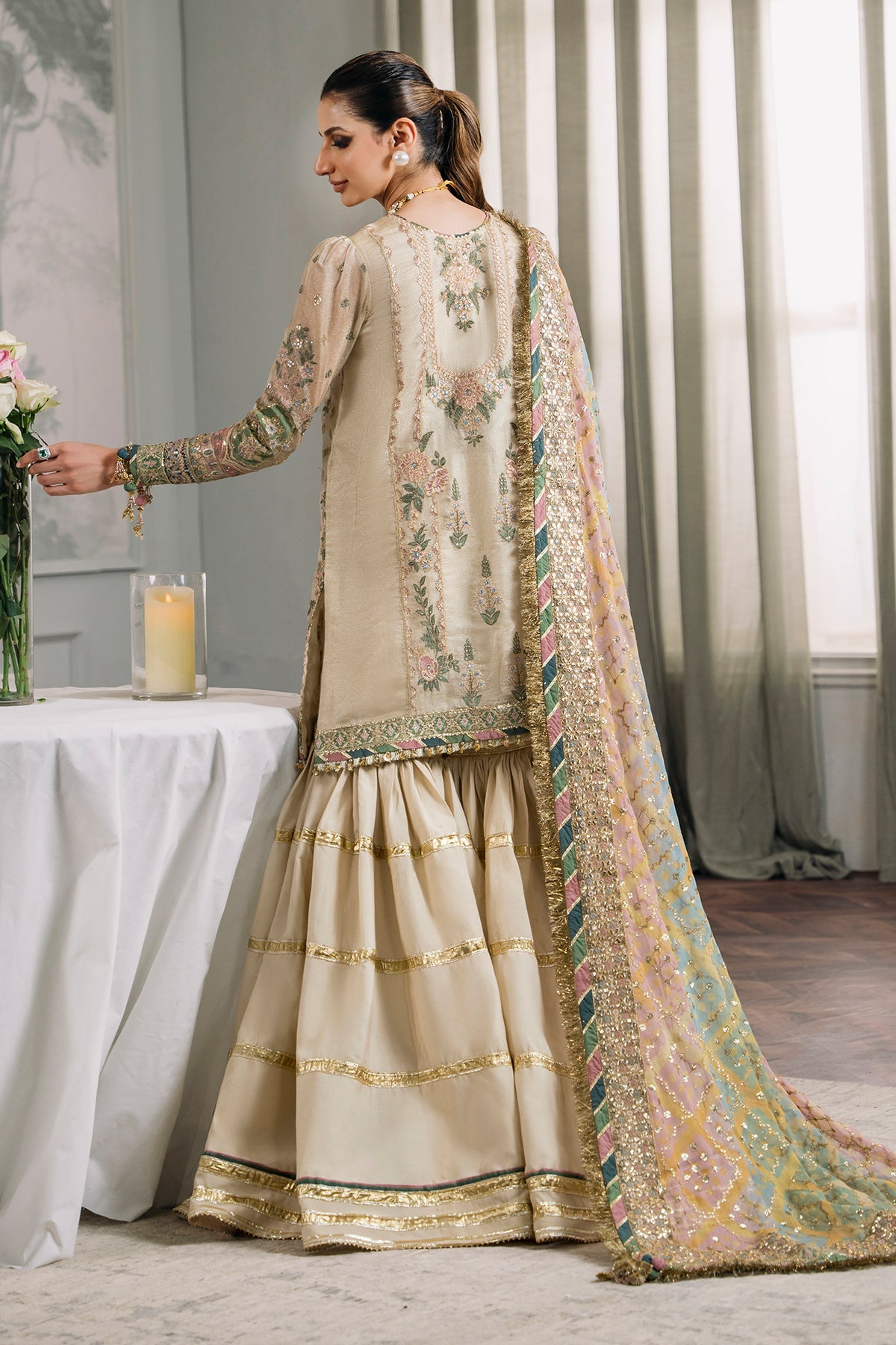 Baroque | Chantelle Embroidered Chiffon | CH12-04