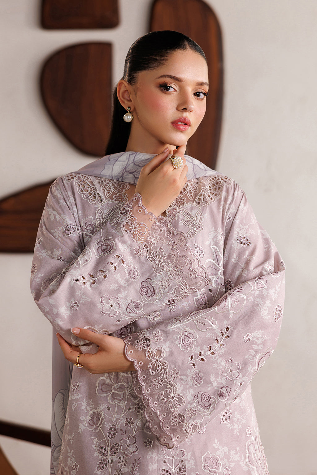 Iznik | Festive Embroidered Lawn | IBE-07