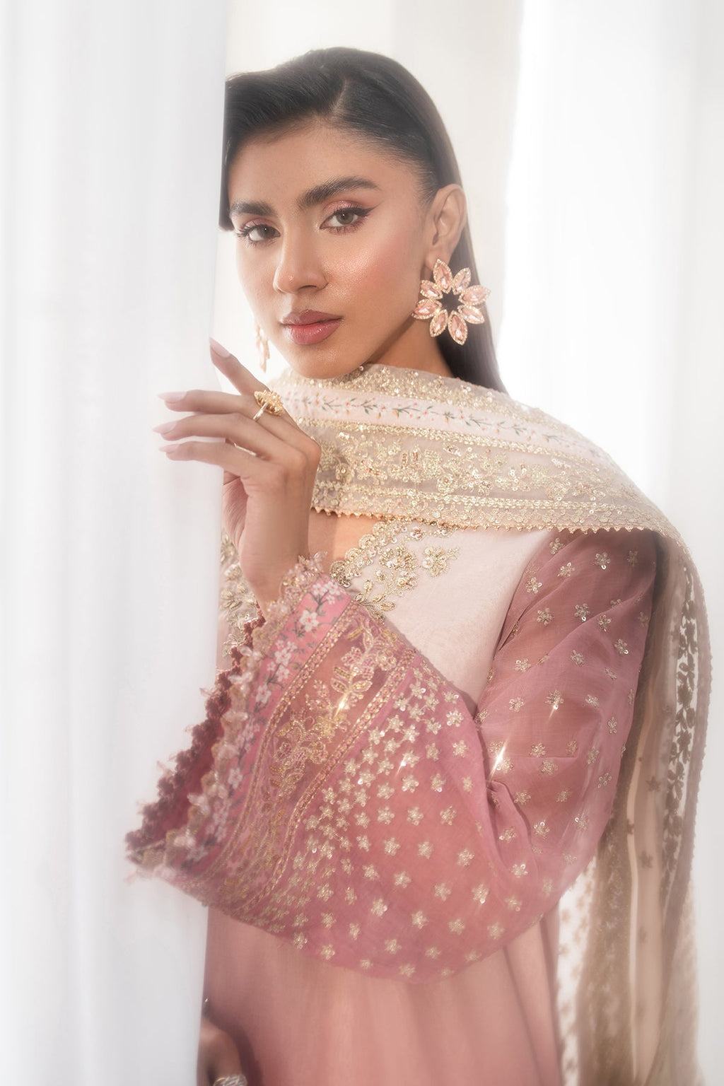 Baroque | EMBROIDERED CHIFFON | UF-4135