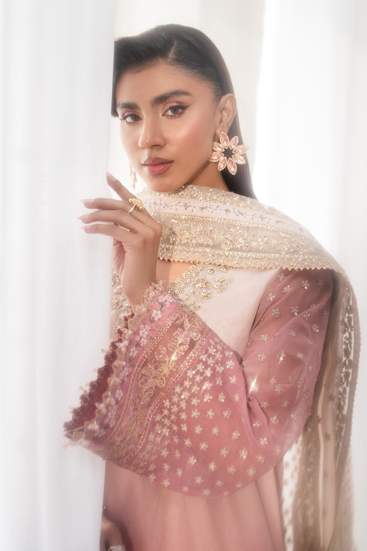 Baroque | EMBROIDERED CHIFFON | UF-4135