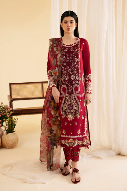 Qalamkar | Chikankari Lawn | LARMINA