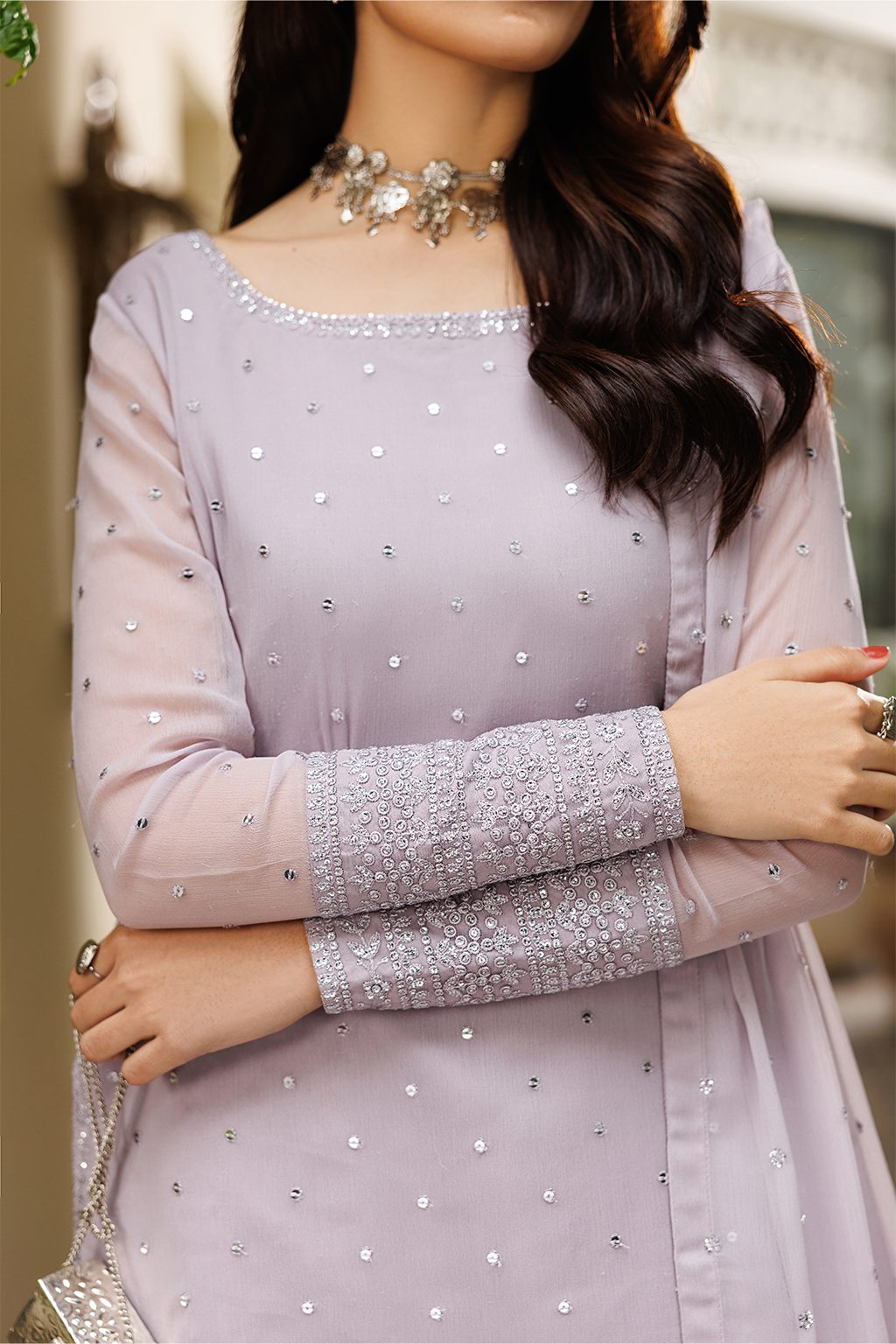 Iznik | Semi Formals - Embroidered Chiffon | CC-100