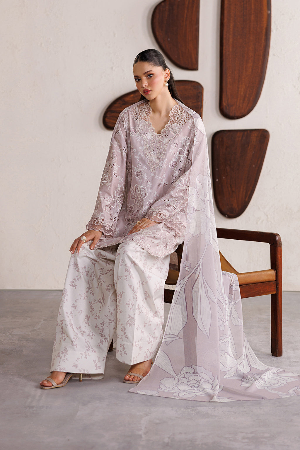 Iznik | Festive Embroidered Lawn | IBE-07