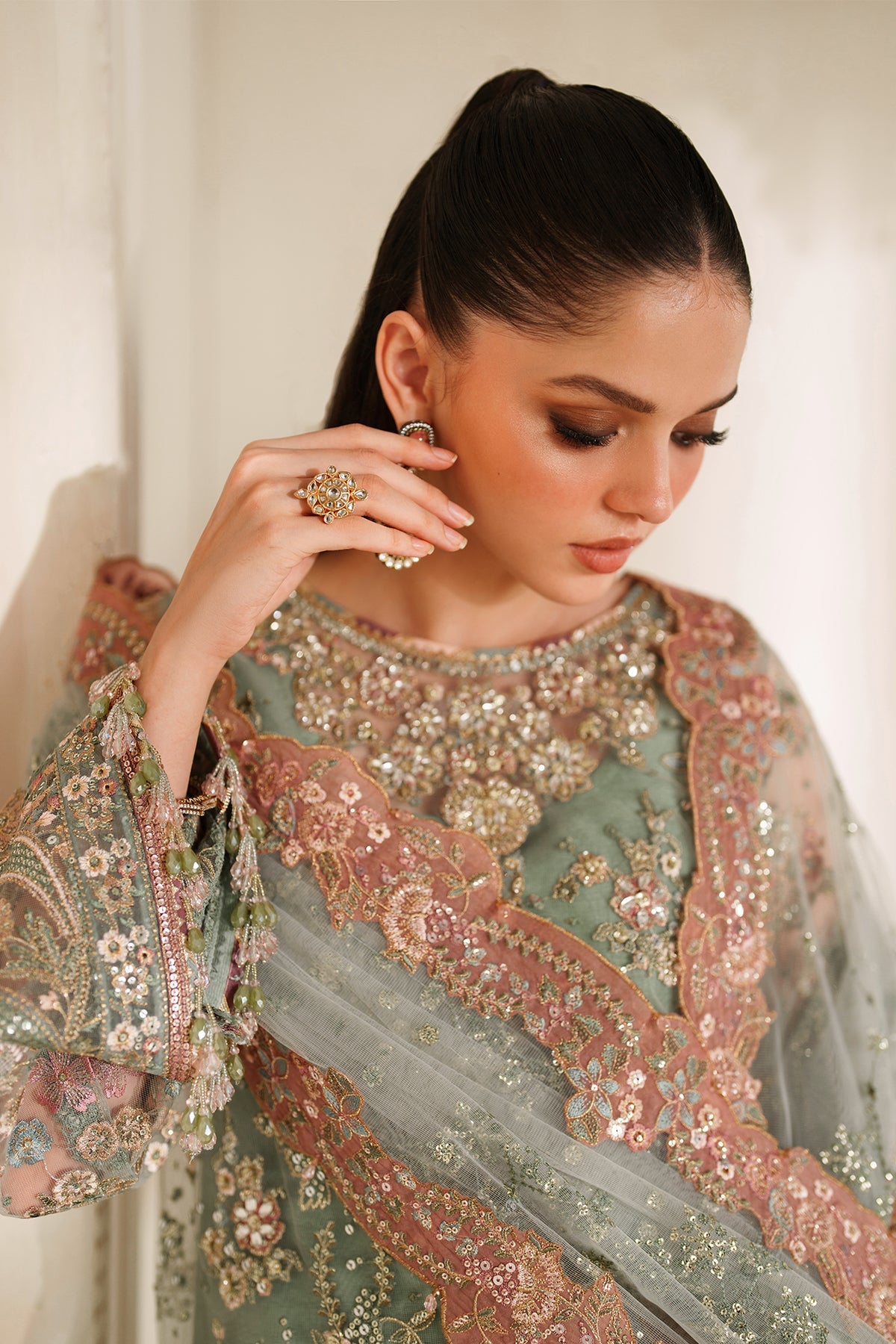 Baroque | EMBROIDERED NET | CH14-06